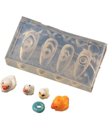 Limtula Silicone Nail Art Molds Cartoon Cute Animal Duck Pattern 3d Nail Carving Mold Resin Casting Molds for Women Girls - Buy Online on GoSupps.com