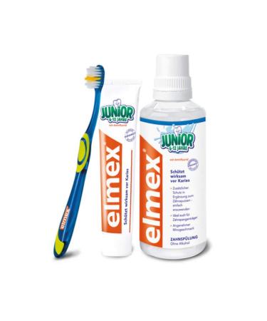 Elmex Junior Toothbrush - 1 Piece Assorted Colors | Best Kids Toothbrush for Healthy Smiles - International Shipping Available - Buy Online on GoSupps.com