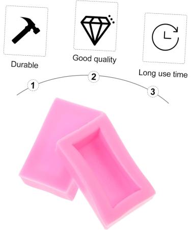 OUNONA 2pcs Gold Brick Mold Fondant Crystal Epoxy Dolls House Food Bar Bullion Mold Chocolate Mold Cereal Molds Candy Mould Keyring Display Stand Fudge Festive Silica Gel Chocolate Stick - Buy Online on GoSupps.com