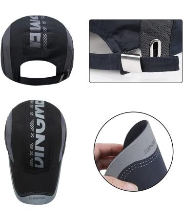 Unisex Adjustable Baseball Cap - 2 Pack for Men & Women - Outdoor Sports Hat - Peak Cap (Black) - Buy Online on GoSupps.com