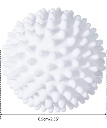 6PCS Laundry Dryer Balls Reusable Laundry Ball and Dryer Ball Anti-Entanglement and Reusable White - Buy Online on GoSupps.com