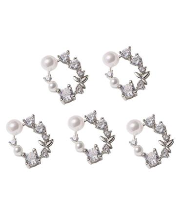 Heart/Crown 3D Art Rhinestones Jewelry Crystal for Women Girl Metal for Art