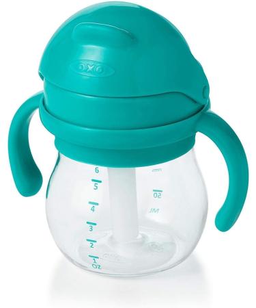 OXO Tot Transitions Straw Cup Teal 6oz (2 Pack) - Removable Handles for Easy Use - Buy Online on GoSupps.com
