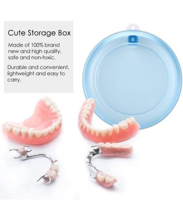Durable Orthodontic Retainer Case - Portable Rotating Tooth Storage Box (Blue) | 1PC Cute Tooth Correction Holder - Buy Online on GoSupps.com