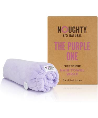 Noughty 97% Natural Purple Microfibre Hair Towel - Quick Absorption Reduces Breakage & Frizz - Shop Now for International Shipping! - Buy Online on GoSupps.com
