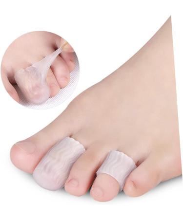 Hemoton Silicone Gel Toe Warmers Protector - 5 Pairs of Toe Caps/Cushions/Covers Sleeves for Finger and Toe Protection - Buy Online on GoSupps.com