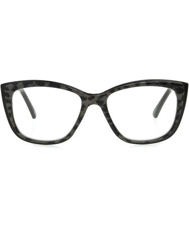 Sofia Vergara x Foster Grant Women's Gloria Reading Glasses Square Grey Leopard 51mm 1.75x - Buy Online on GoSupps.com