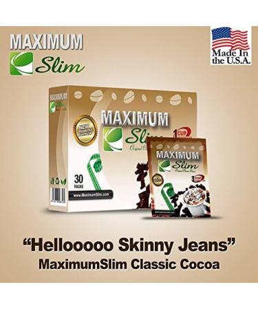 Premium Organic Instant Cocoa for Weight Loss, Fat Burn & Detox - Green Coffee Bean Extract & Natural Herbs - 12ct - Buy Online on GoSupps.com