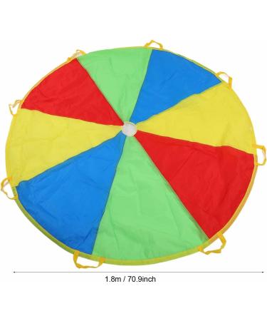 Dilwe Rainbow Umbrella Kids Play Parachute - Outdoor Activity Game Accessory - Buy Online on GoSupps.com