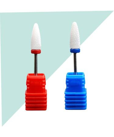POPETPOP Gel Removal 2Pc nails drill bits nail drill bits corn drill manicure Grinding head nail drill ceramics manicure drill bits nail grinding head nail head shape set polisher electric - Buy Online on GoSupps.com