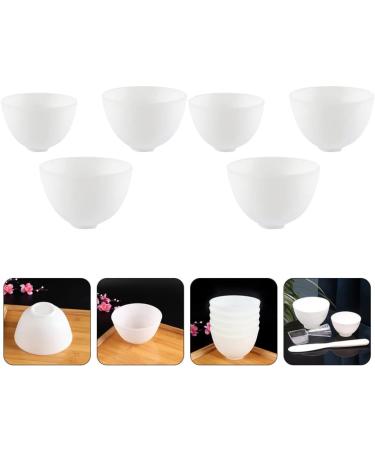 EXCEART 6pcs Silicone Face Mask Mixing Bowl Set - Anti-Falling, DIY Makeup Mud Stirring Bowl Cup for Home & Shop | Facial Mask Applicator - Buy Online on GoSupps.com