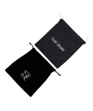 Didiseaon 2Pcs hair dryer storage bag traveling makeup bag curl hair dryer Hair Dryer Bag curls fitness set 33x30cm As Shown 1