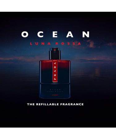 Prada Luna Rossa Ocean Le Parfum Refillable Spray for Men 3.3 Ounce - Buy Online on GoSupps.com