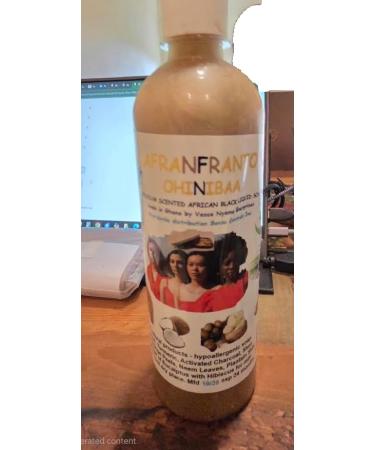 Afranfranto Ohinibaa (Butterfly Princess) Liquid Hypoallergenic Natural African Black Soap - Buy Online on GoSupps.com
