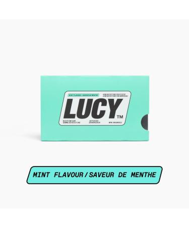 LUCY Nicotine Gum 4mg 100 Count | Mint Flavour | NPN 80108821 | Stop Smoking Aid | 10 pcs per Pack x 10 Packs - Buy Online on GoSupps.com