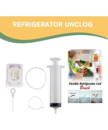 BaYuYPOO Clean Brush Kit For Refrigerator Fridge Suction Syringe Remover Fridge Cleaning Openers Refrigerator Brush Kit With Dredger White 6pcs - Buy Online on GoSupps.com