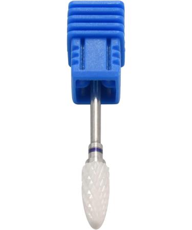 FYOBOT White Ceramic Flame Bit for Hard Gel & Acrylic Nail Art Electric Manicure Drill BT005-M - Buy Online on GoSupps.com