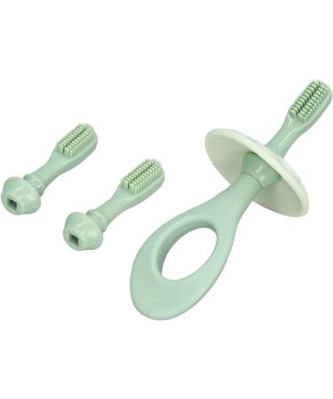 360 Baby Toothbrush - Silicone Toddler Toothbrush with Two Brush Heads for Gentle Gum Care & Cleaning - Buy Online on GoSupps.com