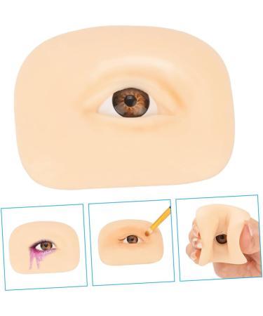 Professional Skin Tool Makeup Flexible Eye Training Mold Artificial Reusable Simulated Make 6.9x5.2cm As Shown 2 - Buy Online on GoSupps.com