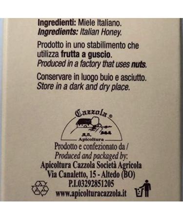 Cazzola Beekeeping Honey with Rayon Italian 90 gr - Buy Online on GoSupps.com