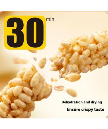 Strong Milk Flavor Chewy Cereal Bars Puffed Brown Rice Cereal Bar Crispy Taste Made with Whole Grain Cereals Non-Fried Light Baking Individual Packaging Casual Nostalgic Snacks -228g - Buy Online on GoSupps.com