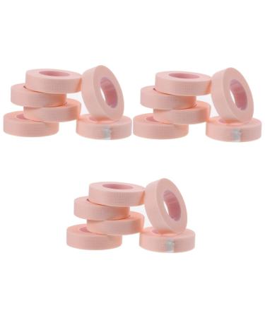Beaupretty 18 Rolls Eyelash Tape Lash Pads Medical Tape Eyelash Extension Tape Lash Extension Tapes Bear Ears Headband Adult Black Fabric Eyelash Tape Eyelash Fabric Tapes Tape Eyelash 5X5cmx3pcs Pinkx3pcs