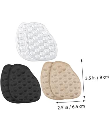 NOLITOY 30 Pairs High Heel Forefoot Pads | Comfortable Flannel Cushion Sleeves & Stickers for Metatarsal Support - Perfect for All Types of Heels - Buy Online on GoSupps.com