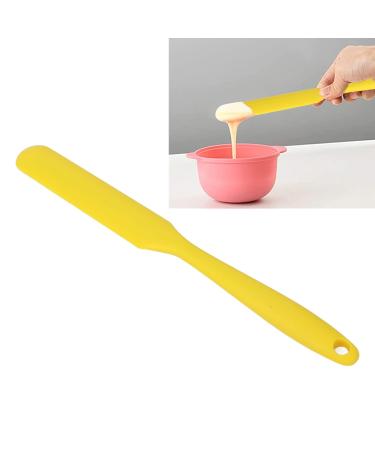 Saluaqui Silicone Wax Spatula for Hair Removal | Non-Slip High-Temperature Resistant & Reusable | Large Yellow Wax Applicator - Buy Online on GoSupps.com