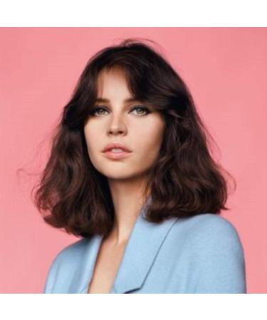 European & American Fashion Short Curly Wig for Women - Japanese & Korean Color Options | Light Brown & Black - Buy Online on GoSupps.com