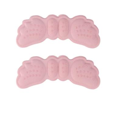 5 Pairs-Heel Inserts for Women and Men Prevent Heel Slipping Blistering and Pressure Sores Heel Pads and Protectors for Tighter Fit Pink