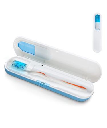 TAISHAN UV Sanitizer Toothbrush Case Portable Travel Toothbrush Holder Fits All Toothbrushes for Manual Toothbrushes Safety Feature for Home and Travel