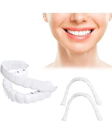 Smile Teeth Customizable Temporary Perfect Fake Teeth Molds Braces Deformity Chapped Teeth Covered with Nice Looking No Pain No Shot No Drilling  Fix Confident