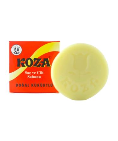 Natural Sulfur Soap | Organic Anti-Acne & Blackhead Treatment | Kills Lice & Parasites for Face Hair & Body - International Shipping - Buy Online on GoSupps.com