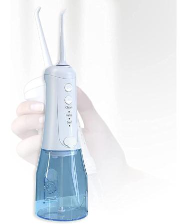 GeRRiT Portable Cordless Dental Flosser Household Water Flosser with Removable Water Tank, Electric Dental Flosser, 3 Modes, IPX7 Waterproof Professional Cordless Dental Flosser F