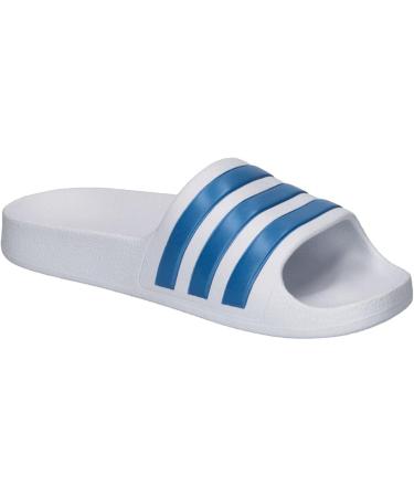 Buy adidas Unisex Kids Adilette Aqua K Slippers 34 EU - Ftwr White Blue Fusion | International Shipping Available - Buy Online on GoSupps.com