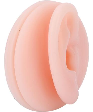Brrnoo Soft Silicone Ear Model Display for Earmakeup Practice - Fake Ear for Acupuncture Jewelry Audio Recording & Education (Right) - Buy Online on GoSupps.com