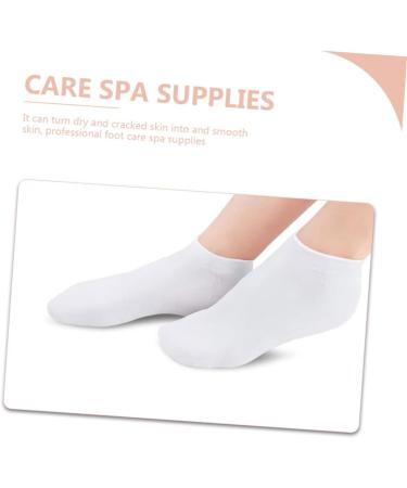 Beavorty 2 Pairs Exfoliating Moisturizing Socks Foot Moisturizing Socks Dress Shoes for Women Heels Socks for Girls Non Socks Foot Care for Women Toe Spa Masks Moisturizing Repairing Socks - Buy Online on GoSupps.com