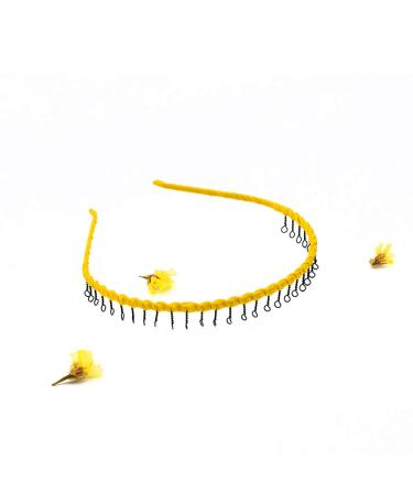 AUEAR 10 Pcs Vintage Metal Headbands for Women Girls - Ribbon Wrapped Hair Hoop Comb Hairbands (Multi Color) - Buy Online on GoSupps.com