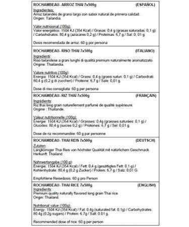 REA PV Rice Thai Rochambeau 7 x 500gram - Buy Online on GoSupps.com