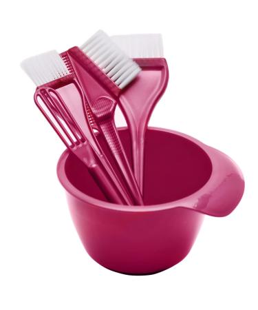 1 Set Hairdressing Tool Hair Colorist Tool Kit Hair Coloring Bowl Diy Hair Dye Mixer Hairdressing Tint Brushe Tint Color Mixing Bowl Hair Coloring Comb Hair Brush Highlight Abs