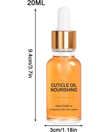 Pruojhw Cuticle softener 20 ml oil to strengthen nails manicure nourishing oil for women beauty manicure pedicure home travel hands feet and toes - Buy Online on GoSupps.com