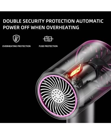 Numoya Numoya Jetspeed Hair Dryer Numoya Jetspeed Hair Dryer Numoya Jet Speed High-Speed Hair Dryer Travel Size Eliminates Frizz Avyra Blow Dryer with Diffuser for Curly Hair (Purple Gray) - Buy Online on GoSupps.com