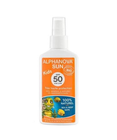 Alphanova Children's Sun Spray SPF 50 Organic 125 ml - Buy Online on GoSupps.com