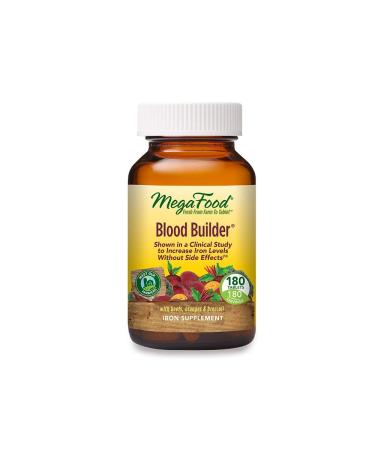 MegaFood Blood Builder Daily Iron Supplement and Multivitamin 180 Tablets