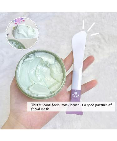 Silicone Face Mask Brush Set for Gentle Exfoliation and Moisturizer Application - 3PCS - Buy Online on GoSupps.com