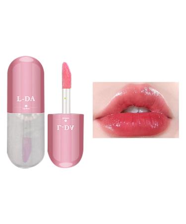 Plumping Lip Gloss - Natural Lip Plumper | Shimmer Jelly Glossy Effect | Long-Lasting Moisture & Hydration | 5ml - 1 Pack | A01 - Buy Online on GoSupps.com