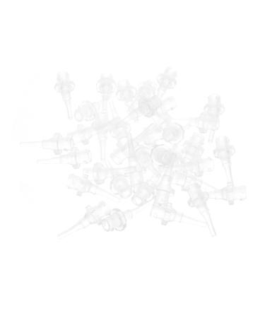 FRCOLOR 100pcs Ear Cleaning Nozzle Earwax Removal Kit Disposable Cleaning Tips for Boys and Girls Adults Transparent 3X1.2CM