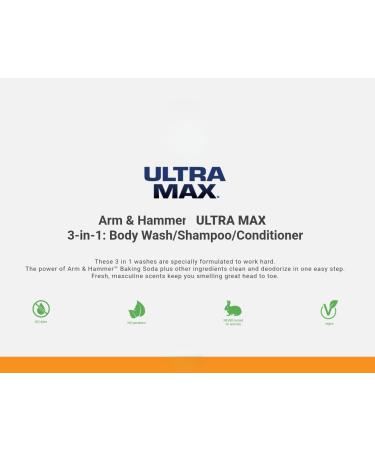 Arm & Hammer Ultra Max 3-in-1 Body Wash - Cool Water 40oz | Shop Internationally - Buy Online on GoSupps.com