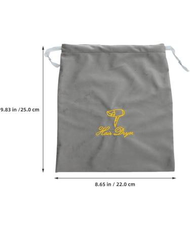 Beaupretty Hair Dryer Bags - 2pcs Drawstring Storage Pouch for Home & Travel | Ideal for Hotels | 25x22cm - Buy Online on GoSupps.com