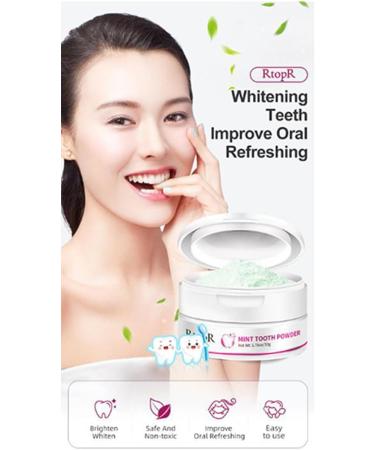 Icoyea Smile Powder Tooth Powder Teeth Whitening Powder Mint Tooth Powder Tooth Stain Remover Dental Care Teeth Whitening Products (1pcs) - Buy Online on GoSupps.com